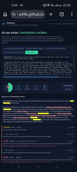 CiteWarden – screenshot 1