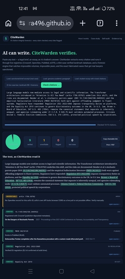 CiteWarden – screenshot 2