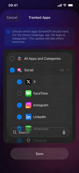 ScreenOff - Screen Time Competitions, Challenges, Blockers – screenshot 6