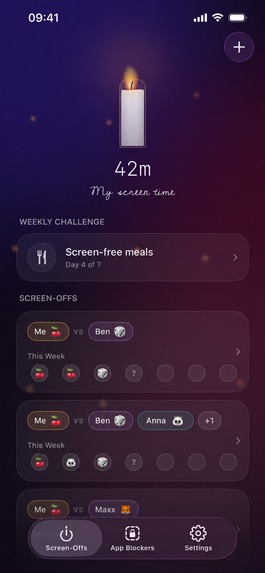 ScreenOff - Screen Time Competitions, Challenges, Blockers – screenshot 1
