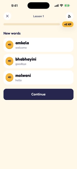 Molo: Learn isiXhosa – screenshot 3