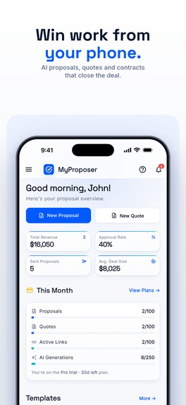Myproposer – screenshot 5