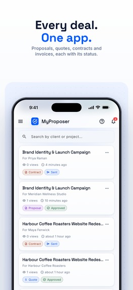 Myproposer – screenshot 8