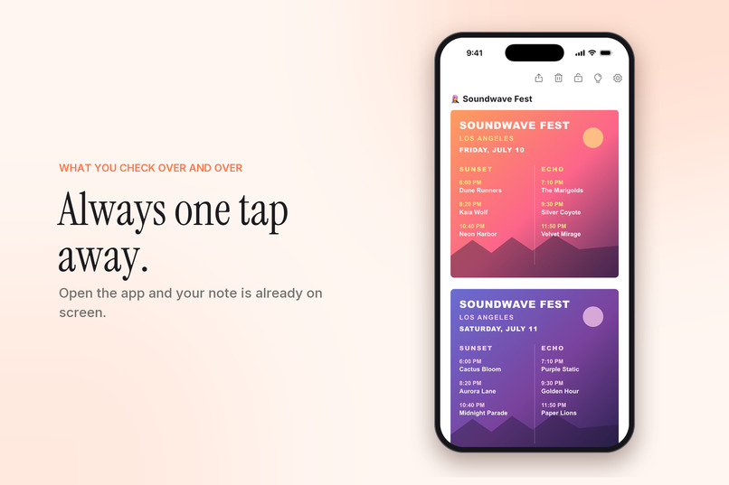 Singlenote – screenshot 4