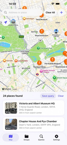 PlaceKeeper: Saved Map Places – screenshot 1