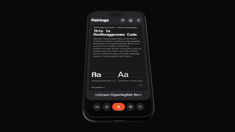 72pt: Fonts for Designers – screenshot 5