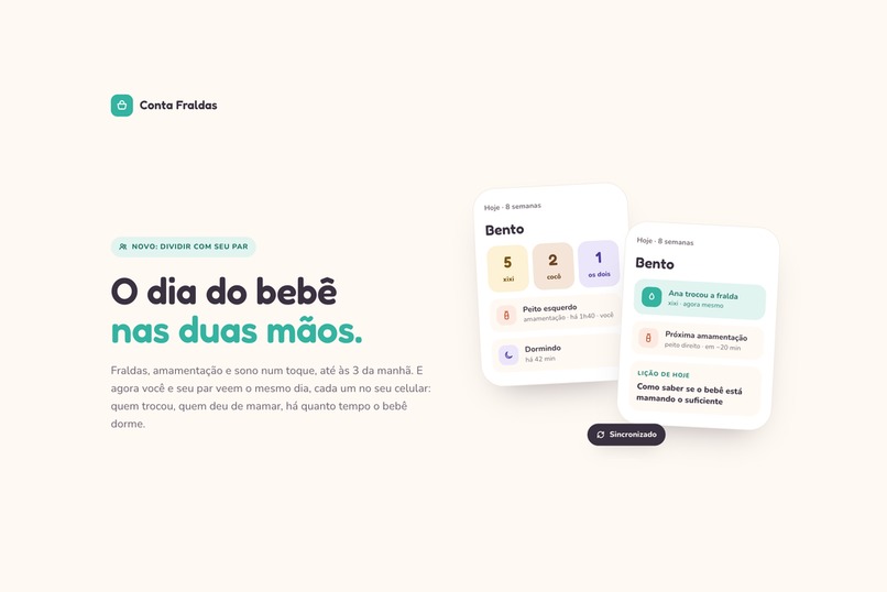 Conta Fraldas – screenshot 1