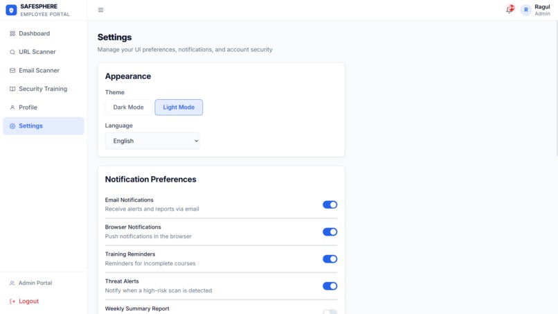SAFESPHERE – screenshot 9