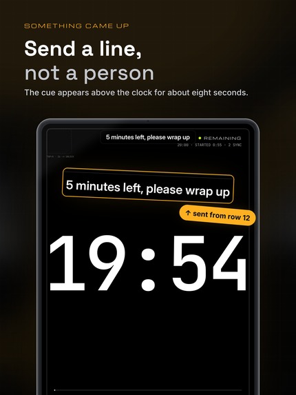 SpeakerTimer: Stage Clock – screenshot 4