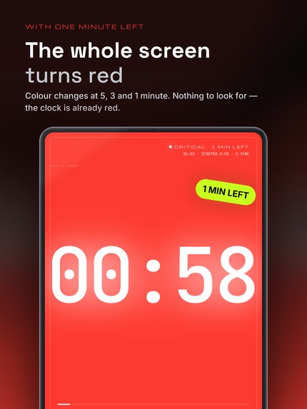 SpeakerTimer: Stage Clock – screenshot 2