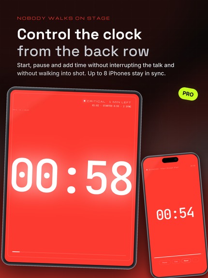 SpeakerTimer: Stage Clock – screenshot 3