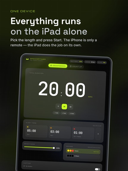 SpeakerTimer: Stage Clock – screenshot 5