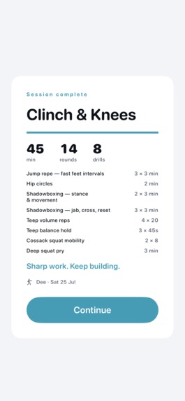 Dee: Muay Thai Coach – screenshot 10