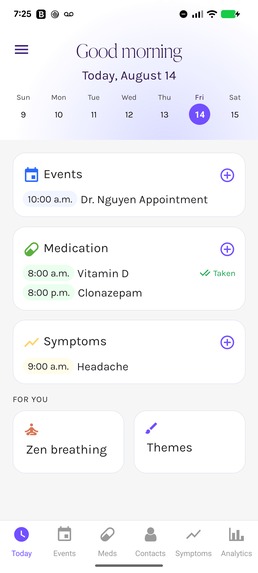 MedZen – screenshot 2