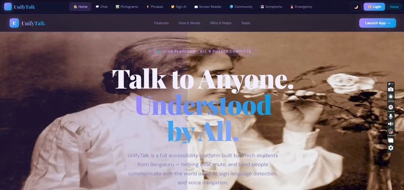 UnifyTalk – screenshot 1