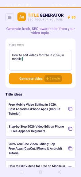 YTSEO: YouTube SEO AI Tool – screenshot 3