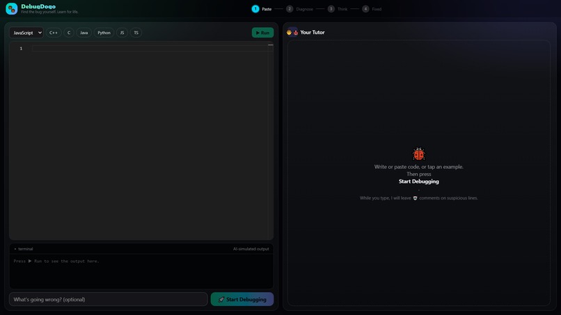 DebugDojo – screenshot 1