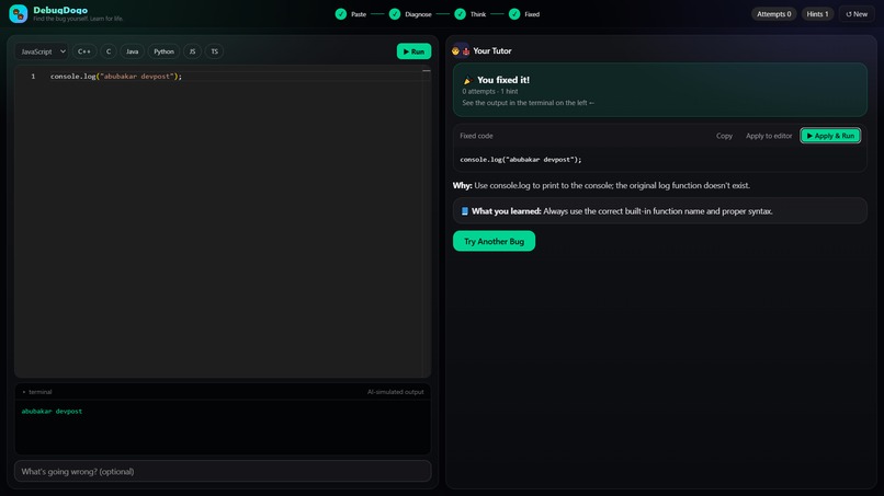 DebugDojo – screenshot 4