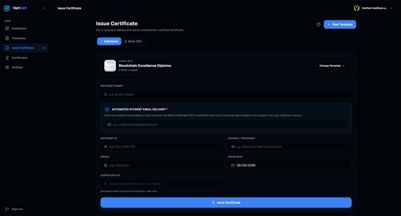 VeriCert - Blockchain Certificate Verification – screenshot 8