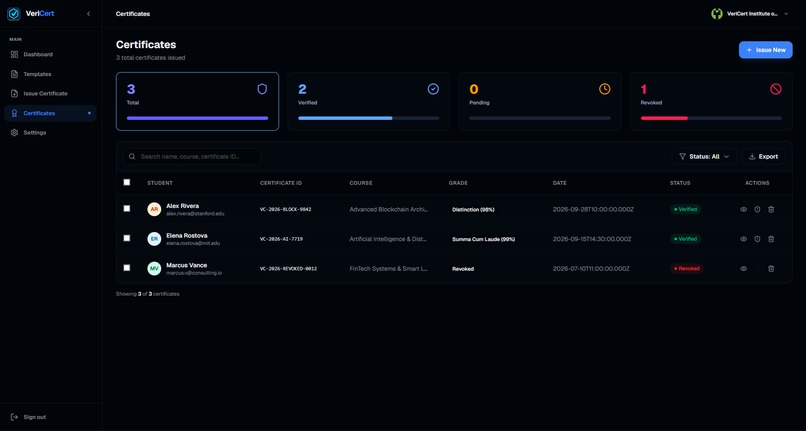VeriCert - Blockchain Certificate Verification – screenshot 9