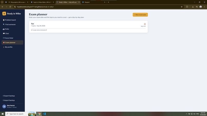 study in wibe – screenshot 1