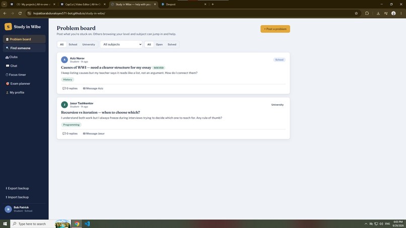 study in wibe – screenshot 6