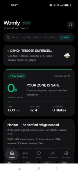 Warnly – screenshot 5