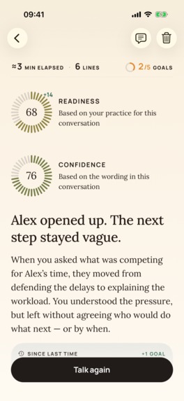 Nerve: Practise Difficult Conversations – screenshot 4