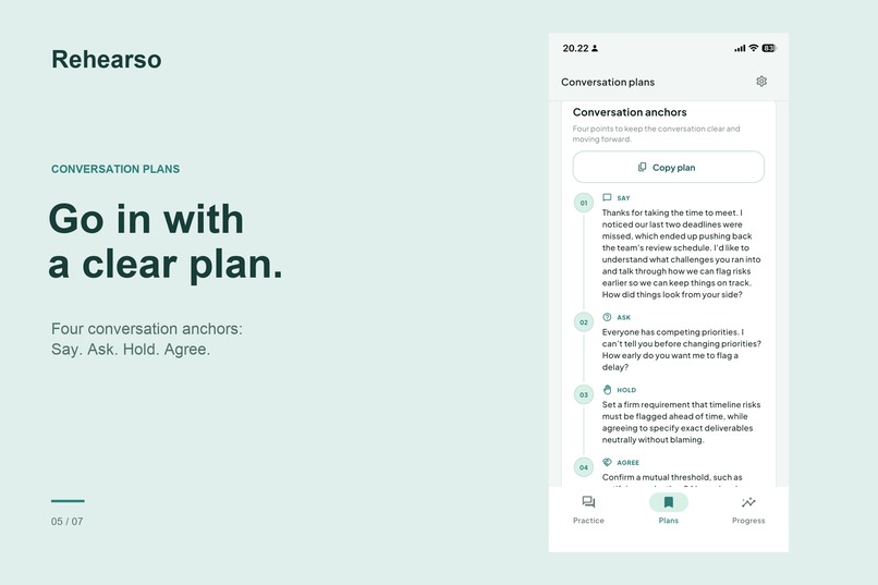 Rehearso: AI Leadership Coach – screenshot 5
