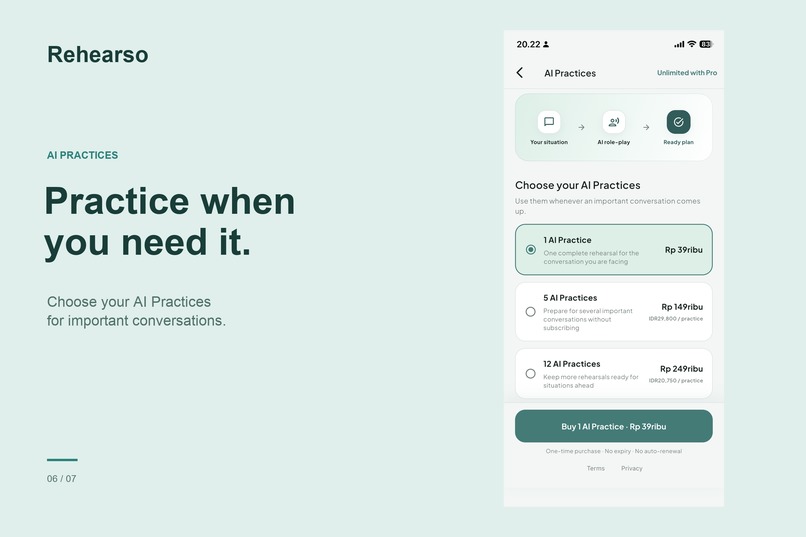 Rehearso: AI Leadership Coach – screenshot 6