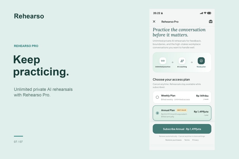 Rehearso: AI Leadership Coach – screenshot 7