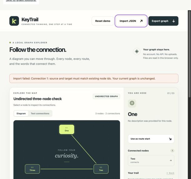 KeyTrail – screenshot 3