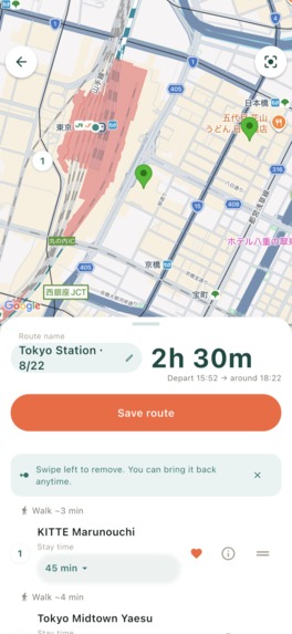 Routia — Your places, one clear route – screenshot 3