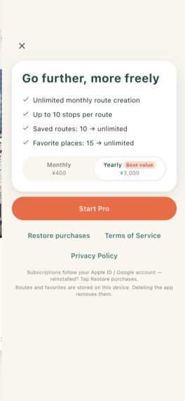 Routia — Your places, one clear route – screenshot 5