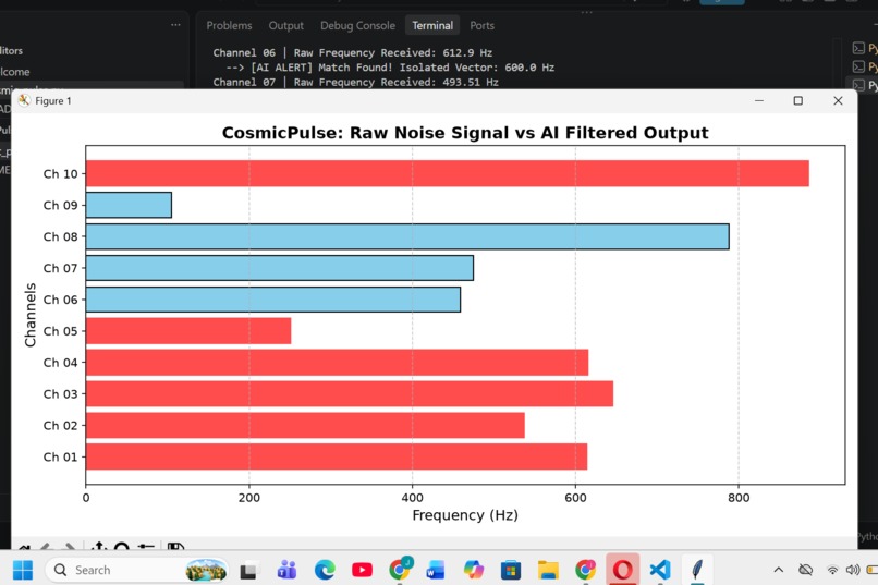 CosmicPulse: Deep Space AI Signal Filter – screenshot 1