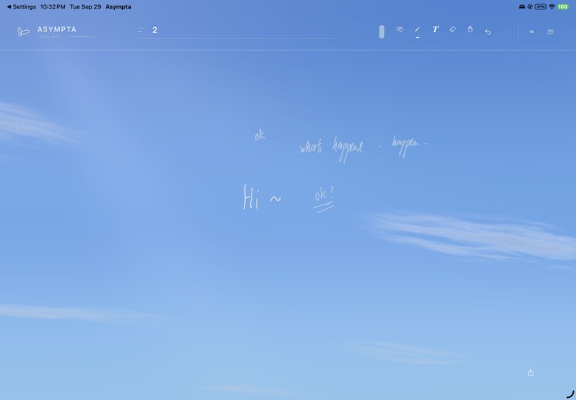 Asympta Writing – screenshot 4