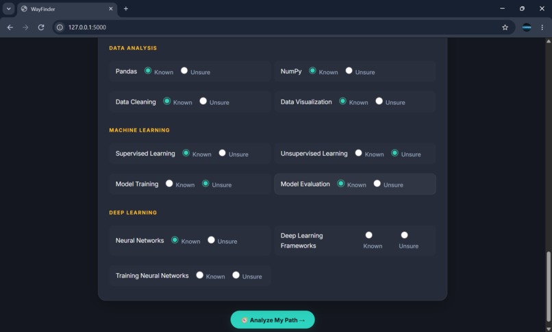 WayFinder – screenshot 2