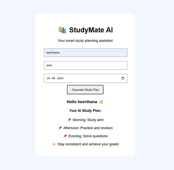 StudyMate AI – screenshot 1