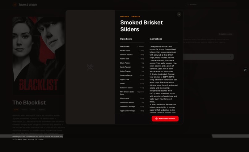 Taste & Watch – screenshot 4
