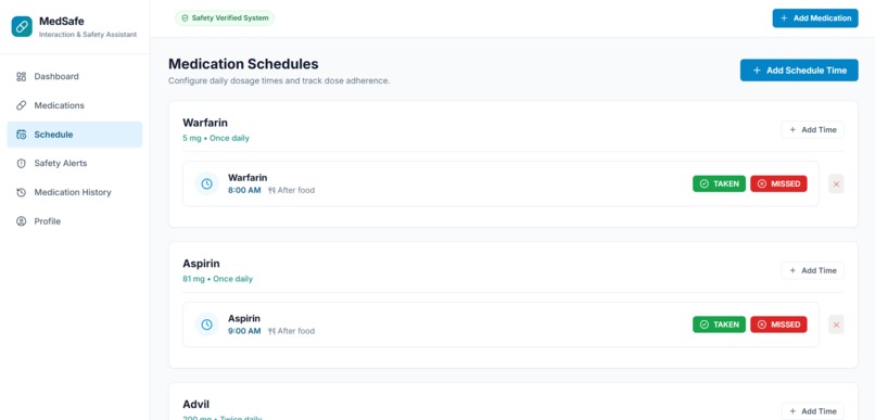 MedSafe – Medication Safety & Interaction Assistant – screenshot 4