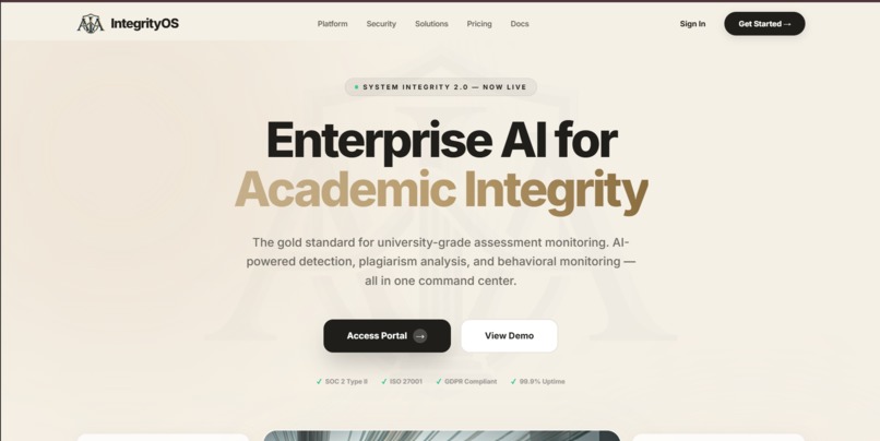 Assessment Integrity OS- Procter Powered Ai-Agents  – screenshot 2