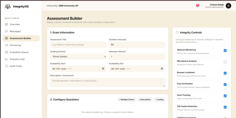 Assessment Integrity OS- Procter Powered Ai-Agents  – screenshot 14
