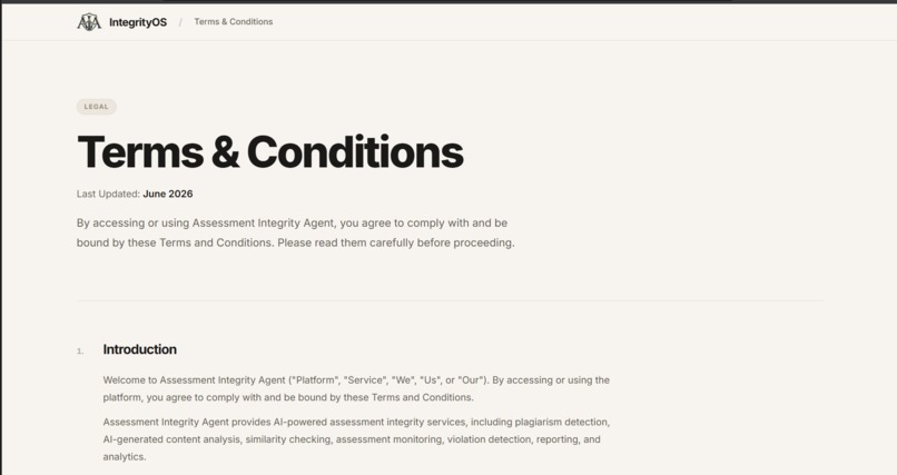 Assessment Integrity OS- Procter Powered Ai-Agents  – screenshot 15
