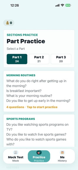 IELTS Speaking Go – screenshot 3