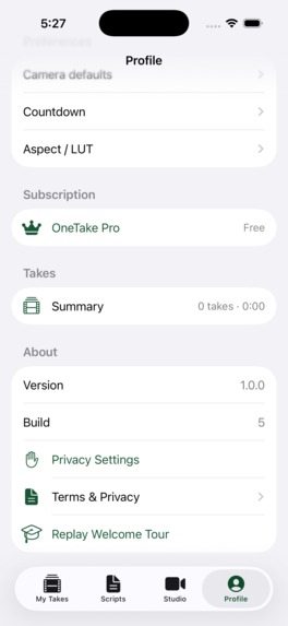 OneTake – screenshot 7