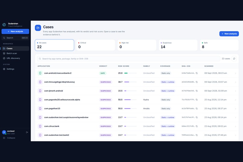 Sudarshan: Autonomous Banking Fraud Intelligence – screenshot 8