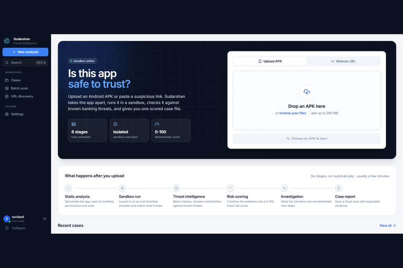Sudarshan: Autonomous Banking Fraud Intelligence – screenshot 10