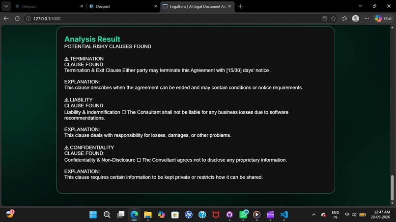LegalLens – screenshot 6