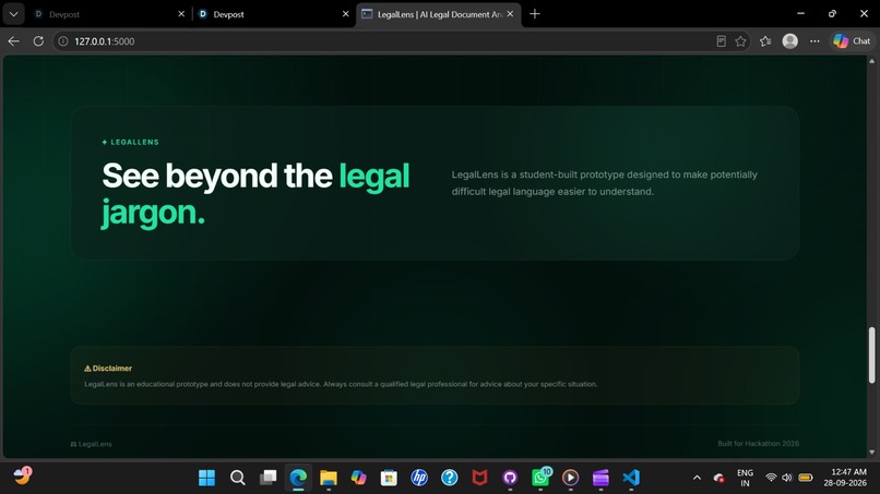 LegalLens – screenshot 5