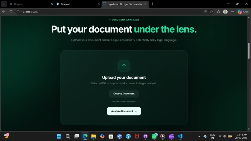 LegalLens – screenshot 2